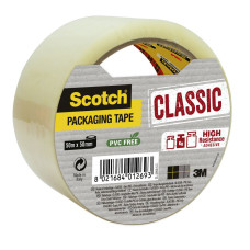 Scotch® Emballasjetape 50mmx50m transp., rull med 50 m